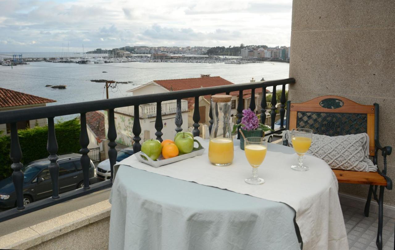 Desconectaengalicia Mantela, Vistas Puerto Deportivo, 20M Playa Sanxenxo Exterior foto